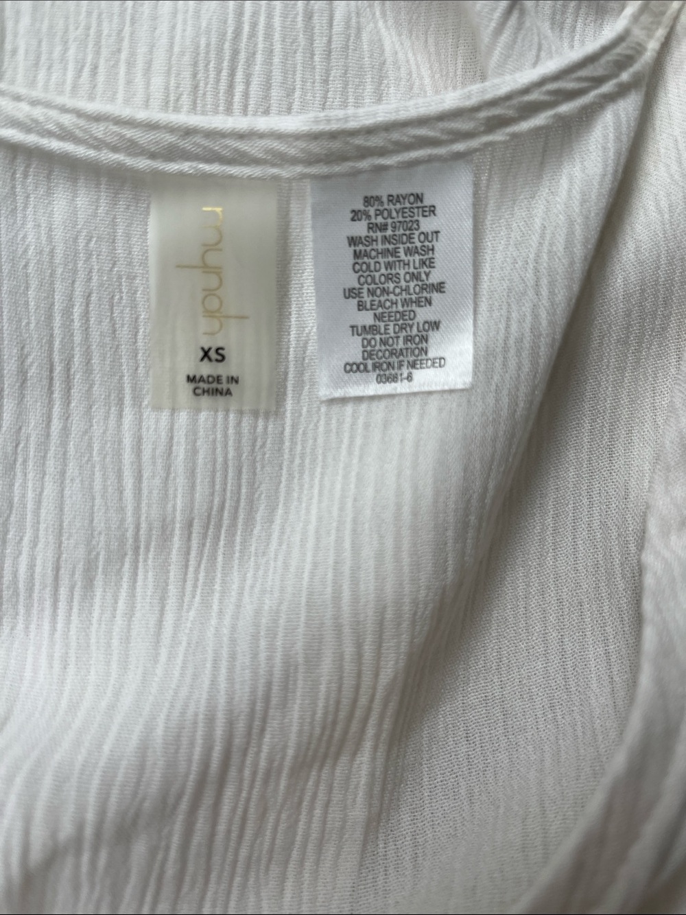 White V-Neck Ring Cover-up Midi Dress XS - Picture 5 of 7